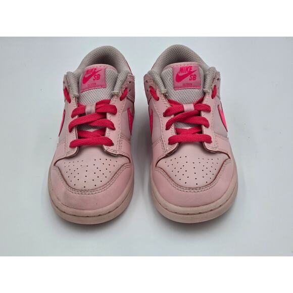 Nike SB Dunk Low GS DH9756-061 Pink Foam and Hyper Pink Youth Skate Shoes Sz1.5Y - Picture 3 of 8